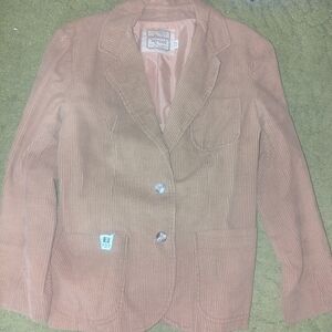 Mulberry Street Women's Corduroy Blazer in Rust